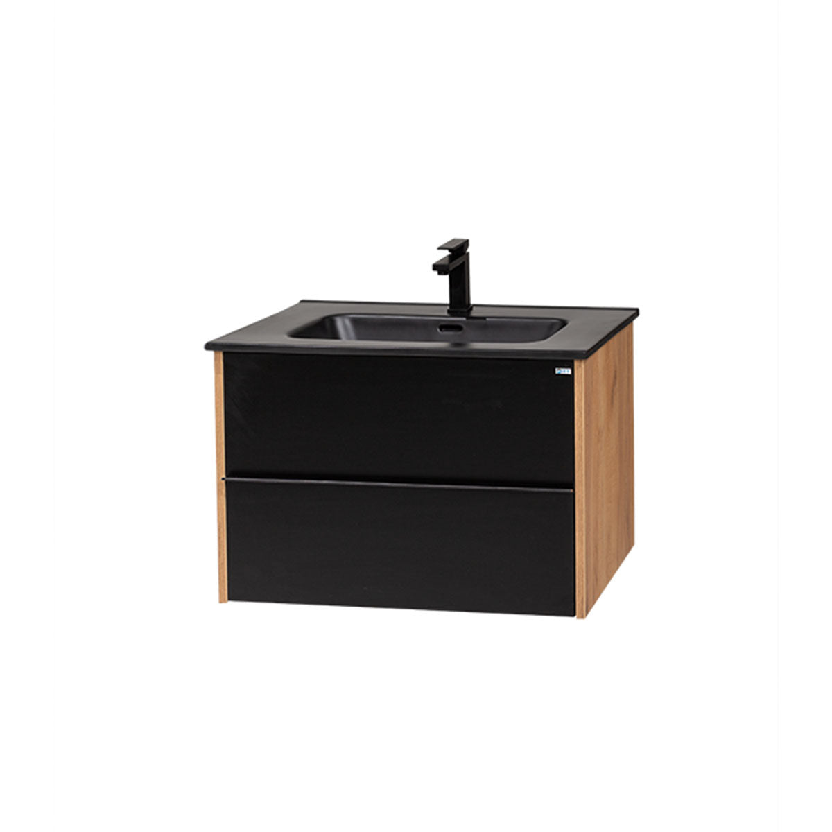 UNA DONJI DEO 75 PLAZMA KONZOLNA MATT BLACK LAVABO